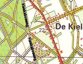 Foto Historisch Emmen Zevenmarkenpunt De Kiel Kwekebos