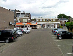 Parkeerterrein achter de HEMA