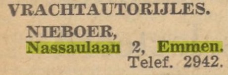 Autorijles bij Nieboer, Nassaulaan 8, Emmen.