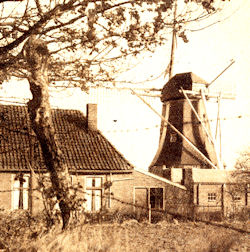 IJsspoorweg molen De Hondsrug Weerdinge